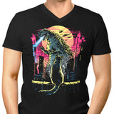 Watching the Kaiju - Men's V-Neck