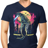 Watching the Kaiju - Men's V-Neck