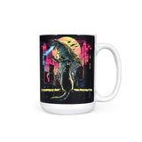 Watching the Kaiju - Mug