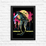 Watching the Kaiju - Posters & Prints