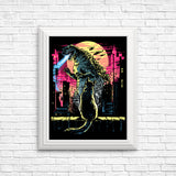 Watching the Kaiju - Posters & Prints