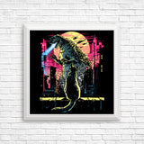Watching the Kaiju - Posters & Prints