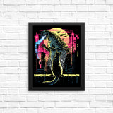 Watching the Kaiju - Posters & Prints