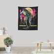 Watching the Kaiju - Wall Tapestry