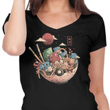 Water Bowl - Women's V-Neck