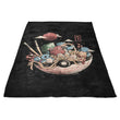 Water Bowl - Fleece Blanket
