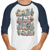 Water Shelf - 3/4 Sleeve Raglan T-Shirt