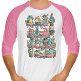Water Shelf - 3/4 Sleeve Raglan T-Shirt