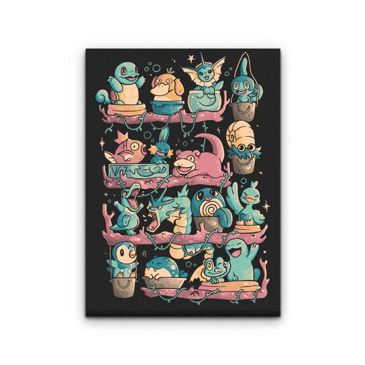 Water Shelf - Canvas Print