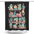 Water Shelf - Shower Curtain