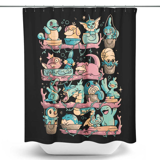 Water Shelf - Shower Curtain