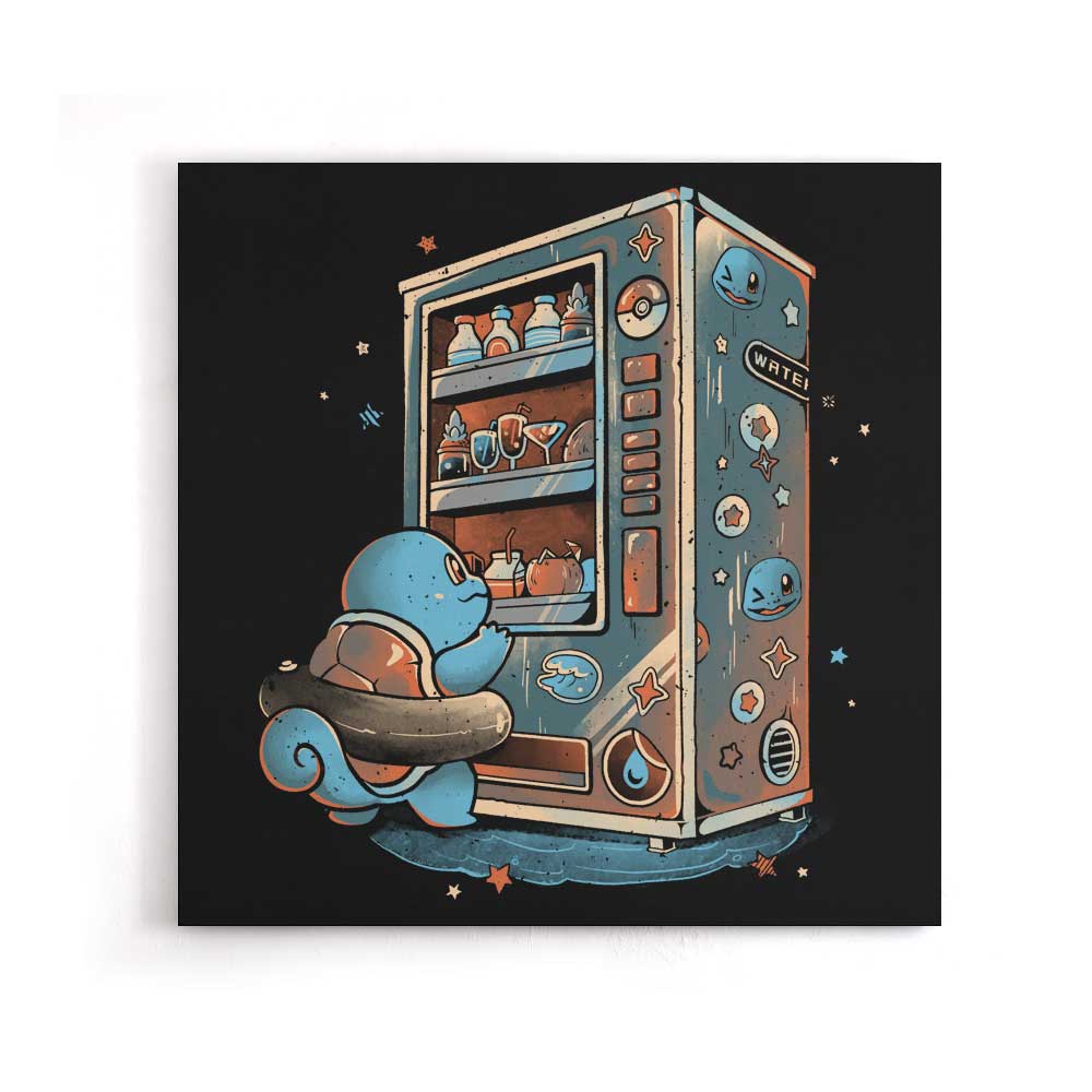 Water Vending Machine - Canvas Print