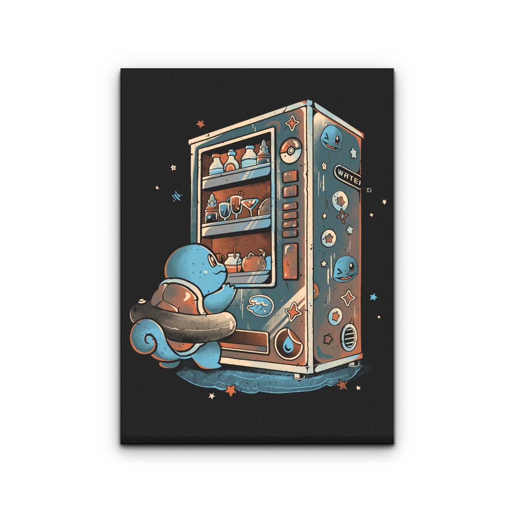 Water Vending Machine - Canvas Print