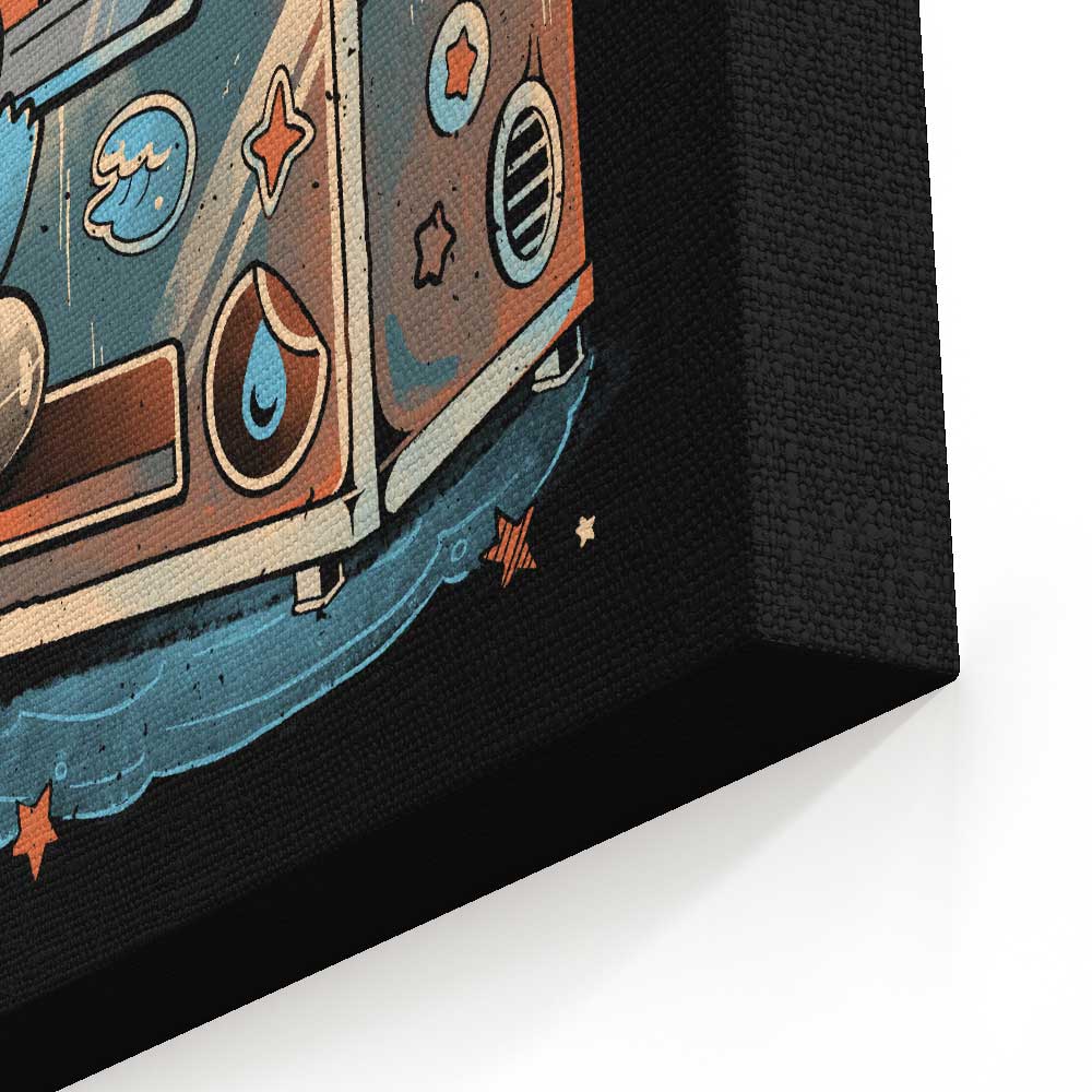 Water Vending Machine - Canvas Print