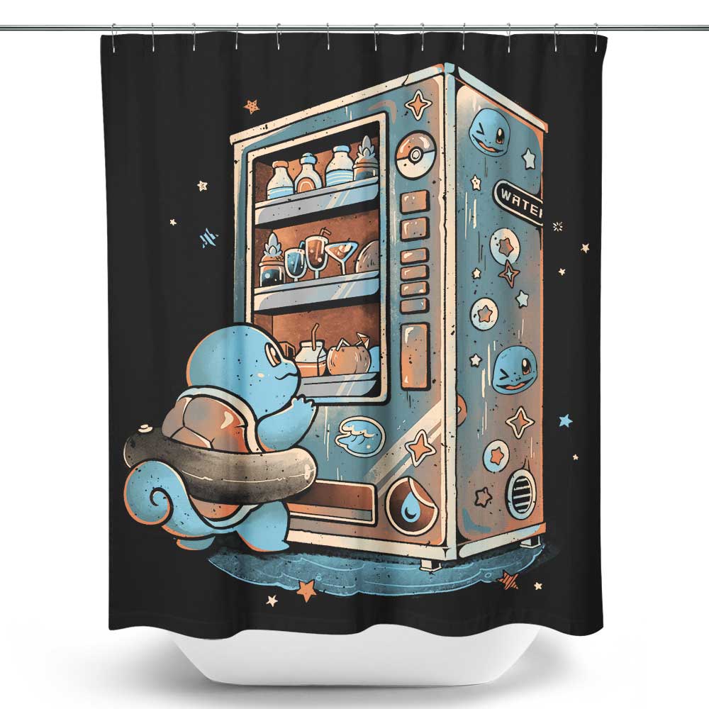 Water Vending Machine - Shower Curtain