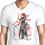 Watercolor Flurry - Men's V-Neck