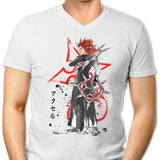 Watercolor Flurry - Men's V-Neck