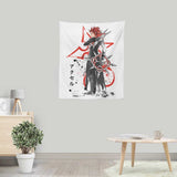 Watercolor Flurry - Wall Tapestry