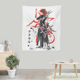 Watercolor Flurry - Wall Tapestry