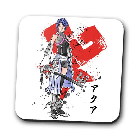 Watercolor Keyblade Master - Coasters