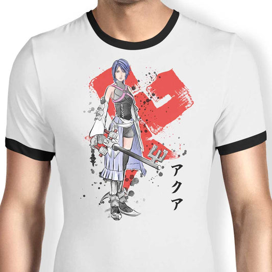 Watercolor Keyblade Master - Ringer T-Shirt