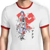 Watercolor Keyblade Master - Ringer T-Shirt