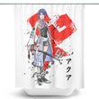 Watercolor Keyblade Master - Shower Curtain