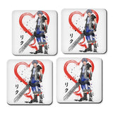 Watercolor Keyblade Wielder - Coasters