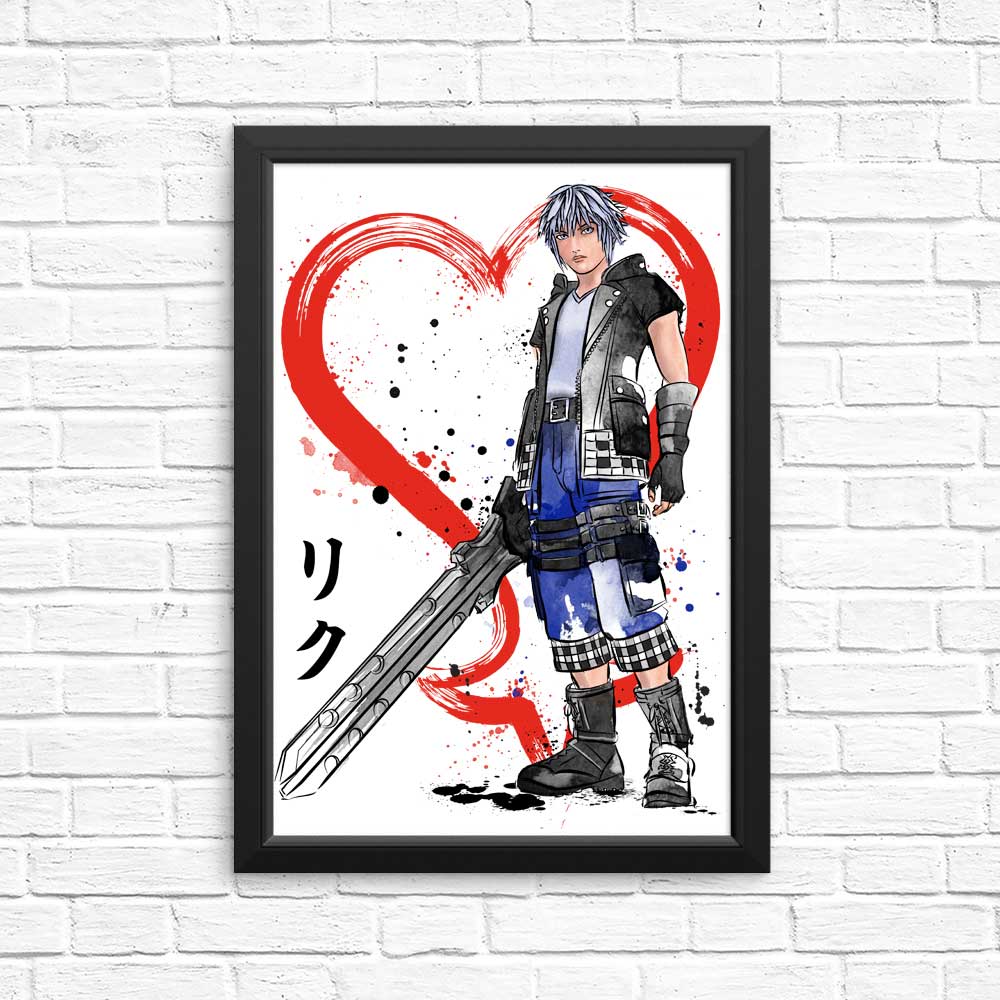 Watercolor Keyblade Wielder - Posters & Prints