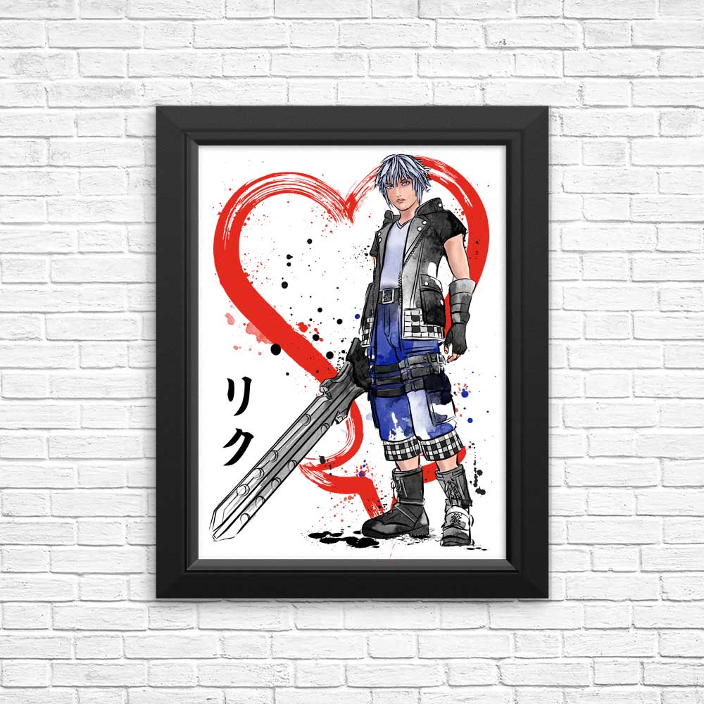 Watercolor Keyblade Wielder - Posters & Prints