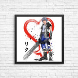 Watercolor Keyblade Wielder - Posters & Prints