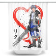 Watercolor Keyblade Wielder - Shower Curtain