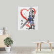 Watercolor Keyblade Wielder - Wall Tapestry