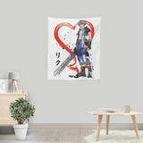Watercolor Keyblade Wielder - Wall Tapestry