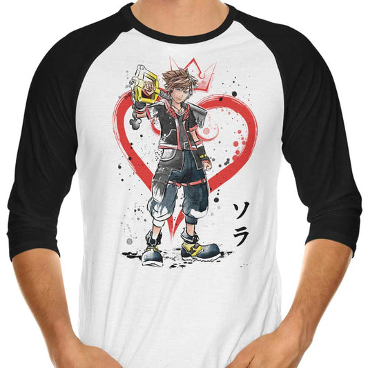 Watercolor Kingdom - 3/4 Sleeve Raglan T-Shirt