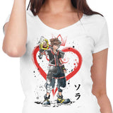 Watercolor Kingdom - Women's V-Neck