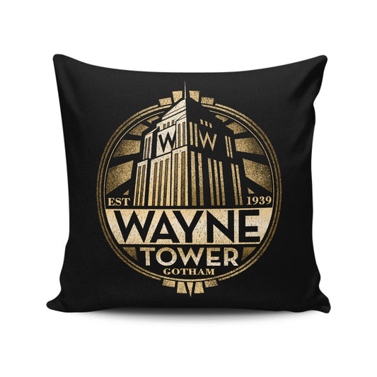 Wayne Tower - Throw Pillow
