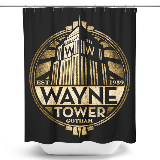 Wayne Tower - Shower Curtain