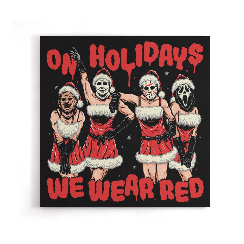 We Wear Red - Canvas Print