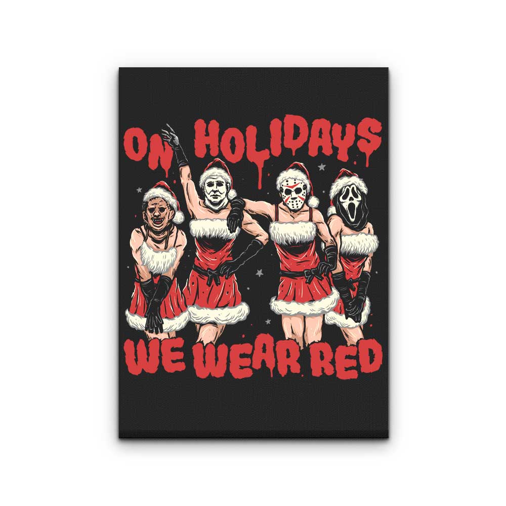 We Wear Red - Canvas Print