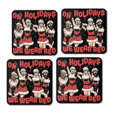 We Wear Red - Coasters