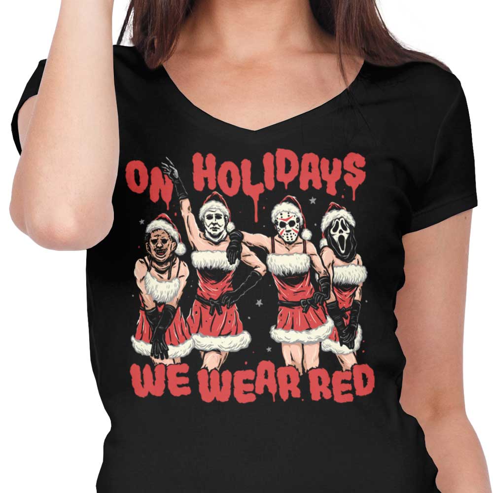 We Wear Red - Women's V-Neck