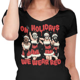 We Wear Red - Women's V-Neck