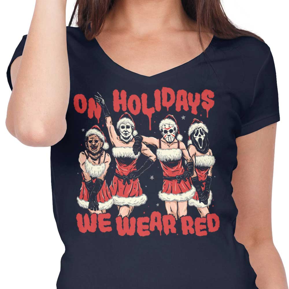 We Wear Red - Women's V-Neck