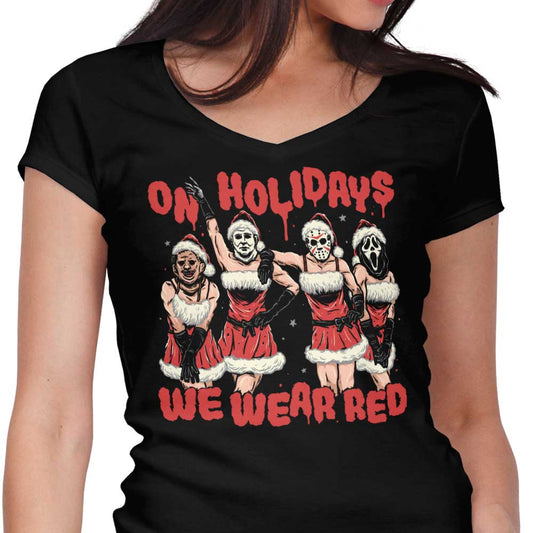 We Wear Red - Women's V-Neck