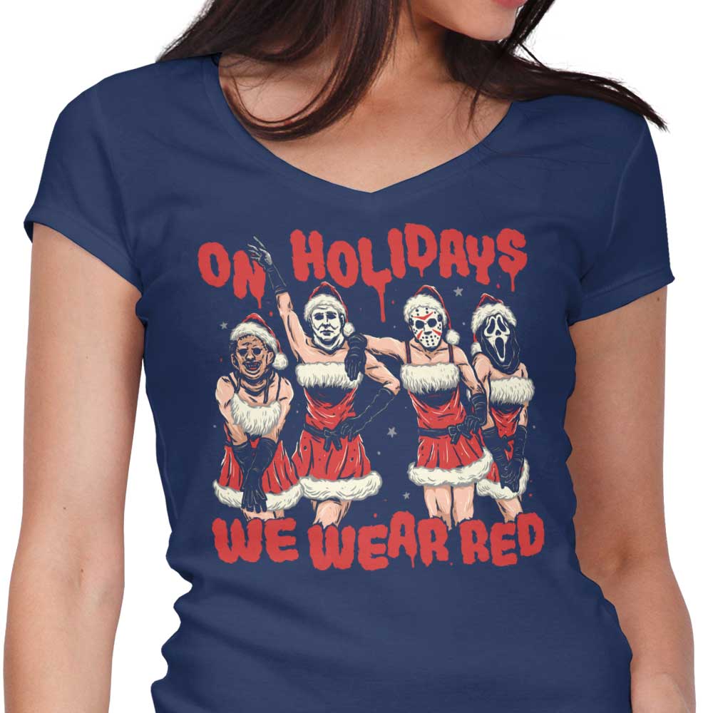 We Wear Red - Women's V-Neck