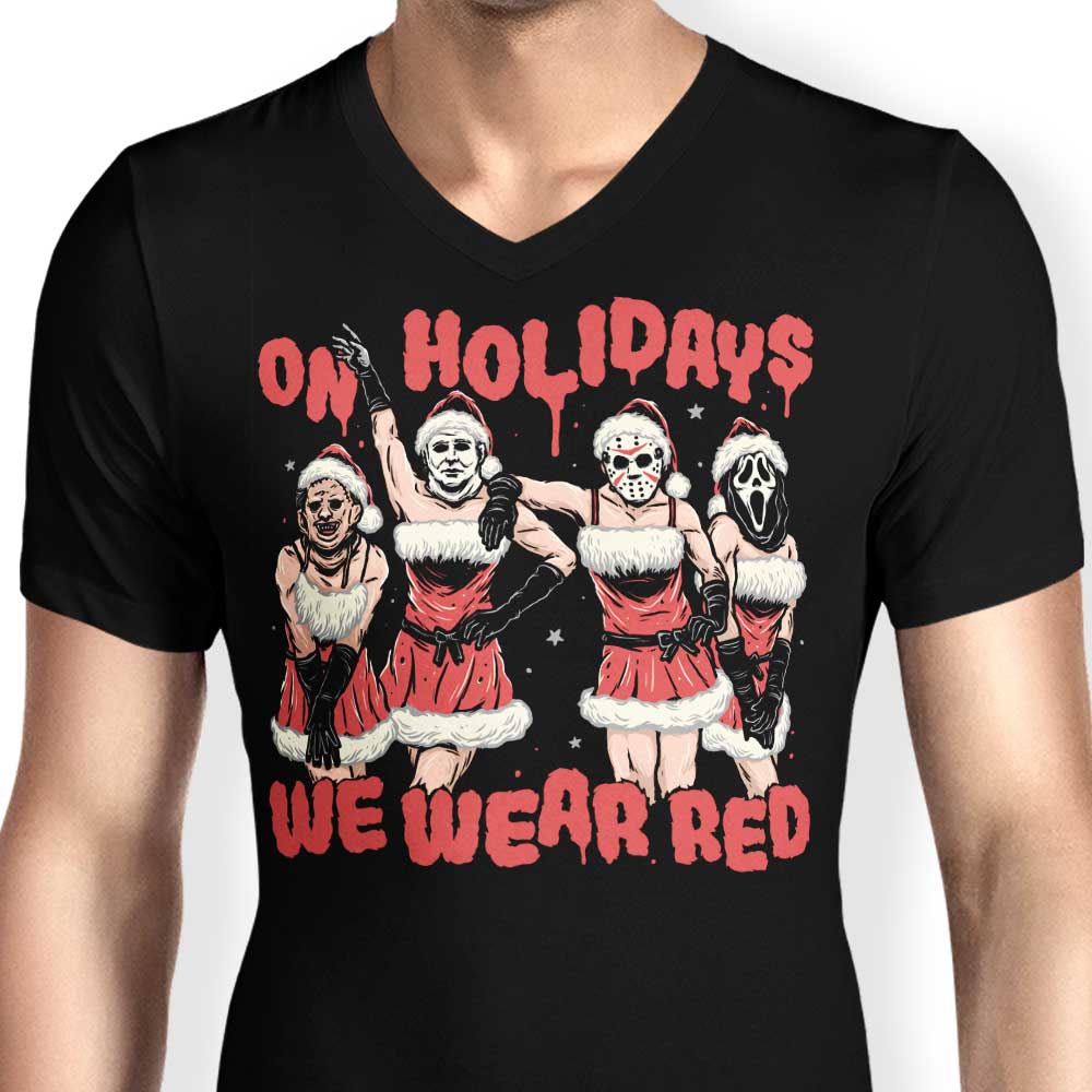 We Wear Red - Men's V-Neck