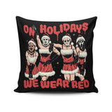 We Wear Red - Throw Pillow