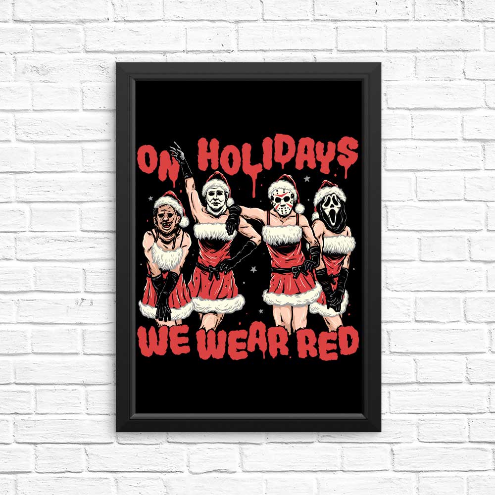 We Wear Red - Posters & Prints