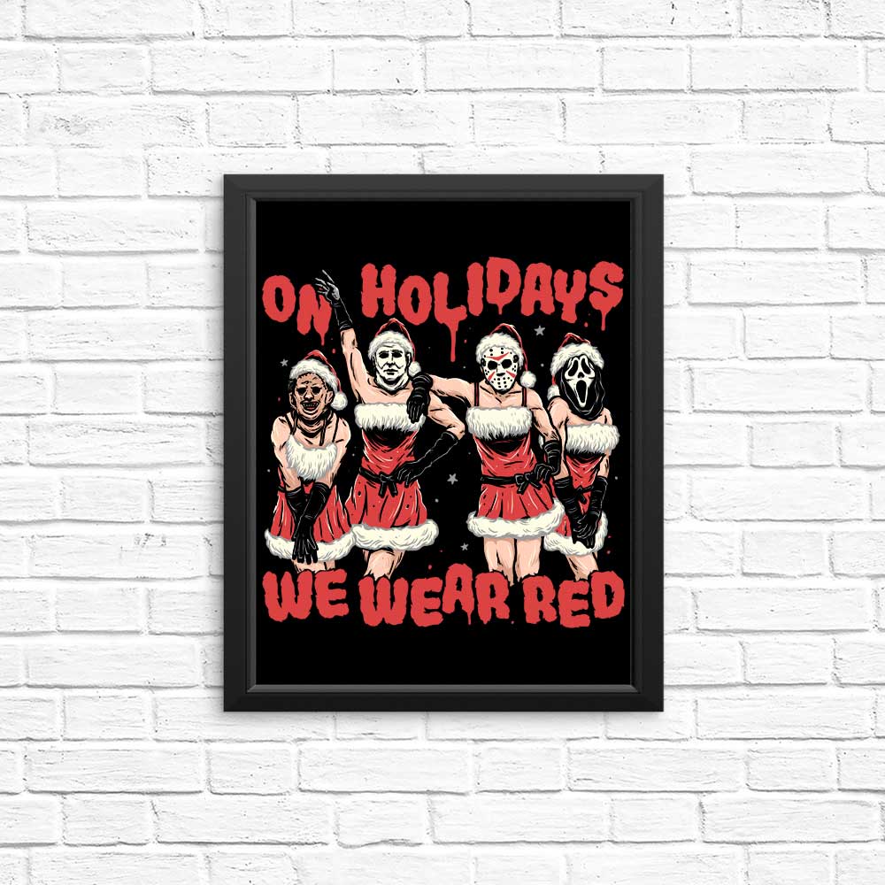 We Wear Red - Posters & Prints